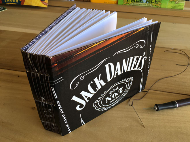 Jack Daniels Sketchbook custom cover